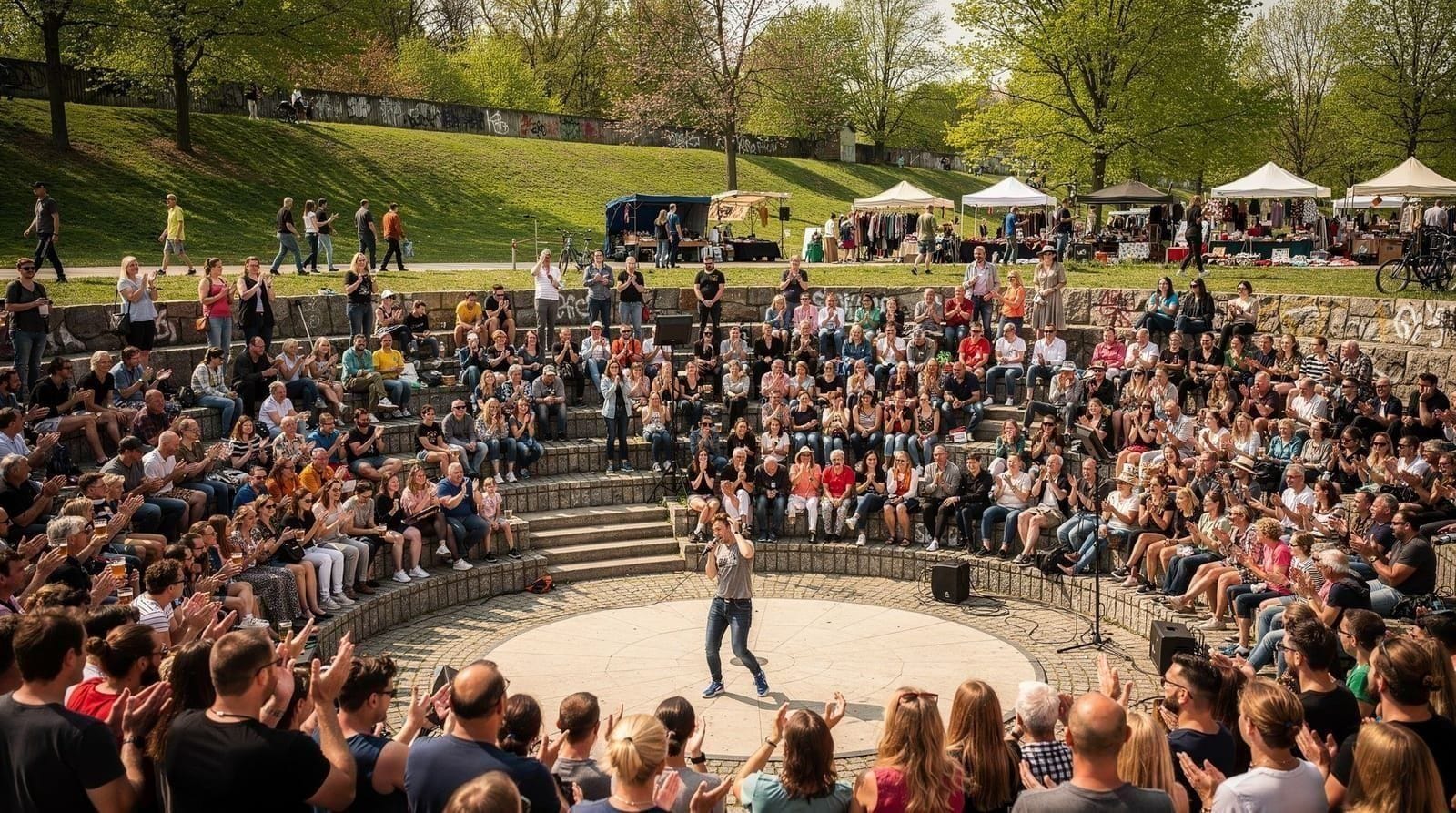 Mauerpark guide — flea market, bear pit karaoke and Cold War history