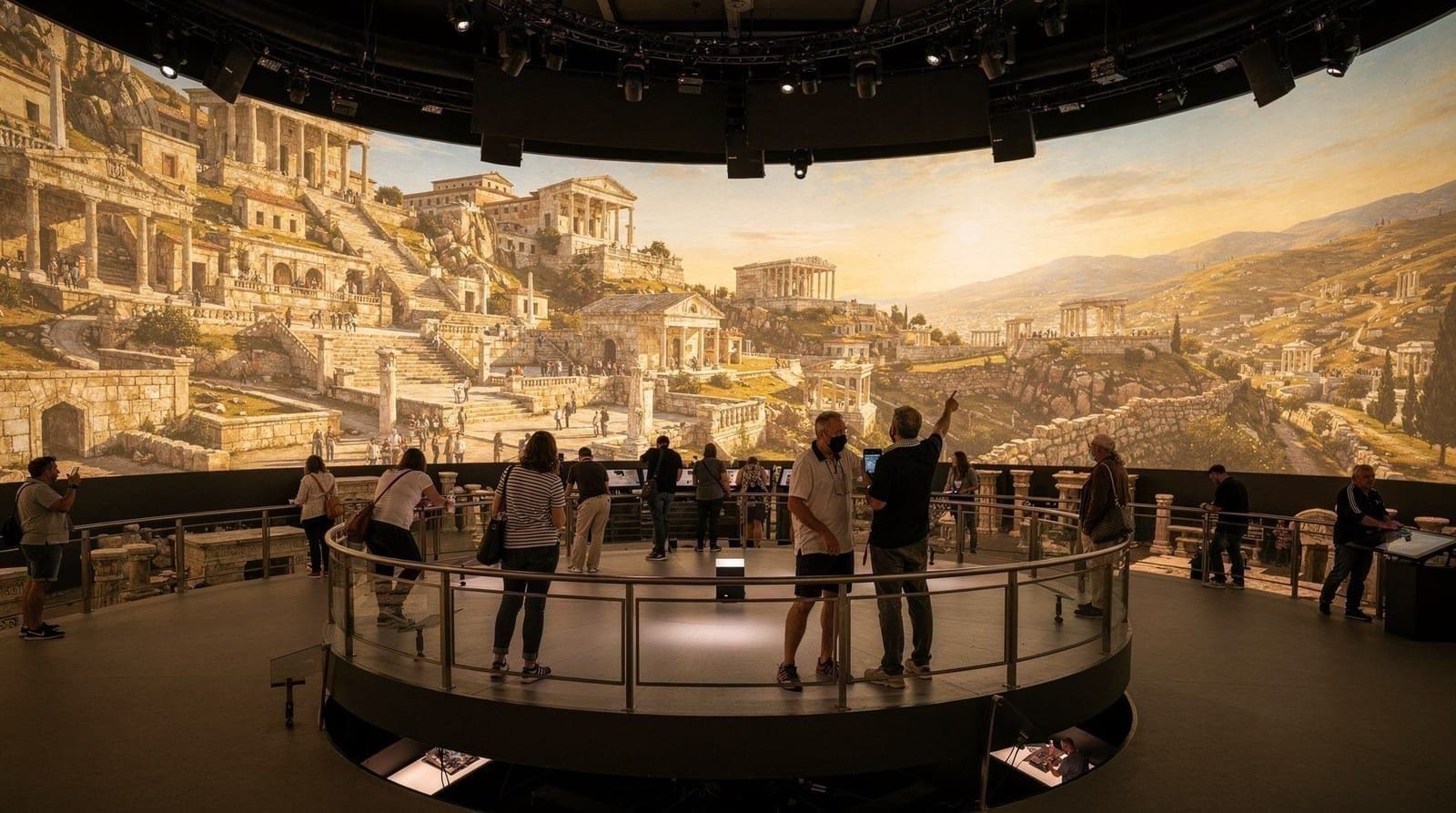Pergamonmuseum Das Panorama Berlin — Yadegar Asisis Ausstellung der antiken Stadt